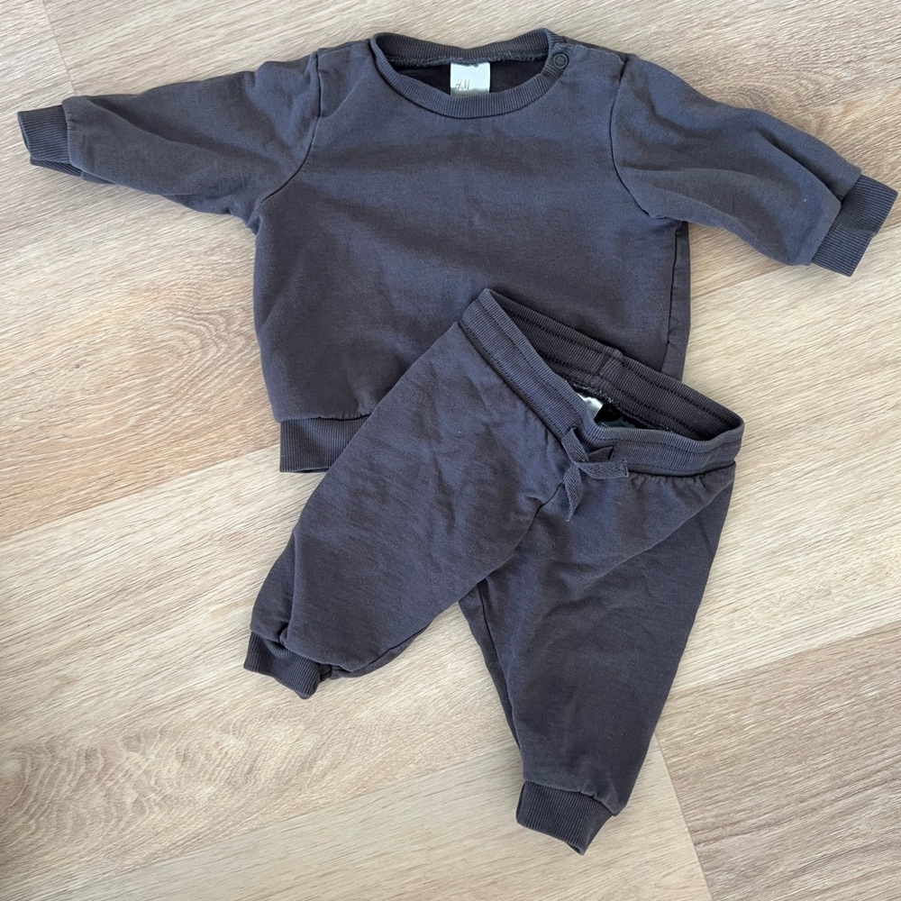 H&M Charcoal Jogger Set